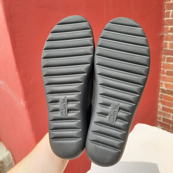 Clarks Medora Jem Stretch Cross Strap Flats Slip On Comfort Loafers 7 Black - Picture 6 of 11